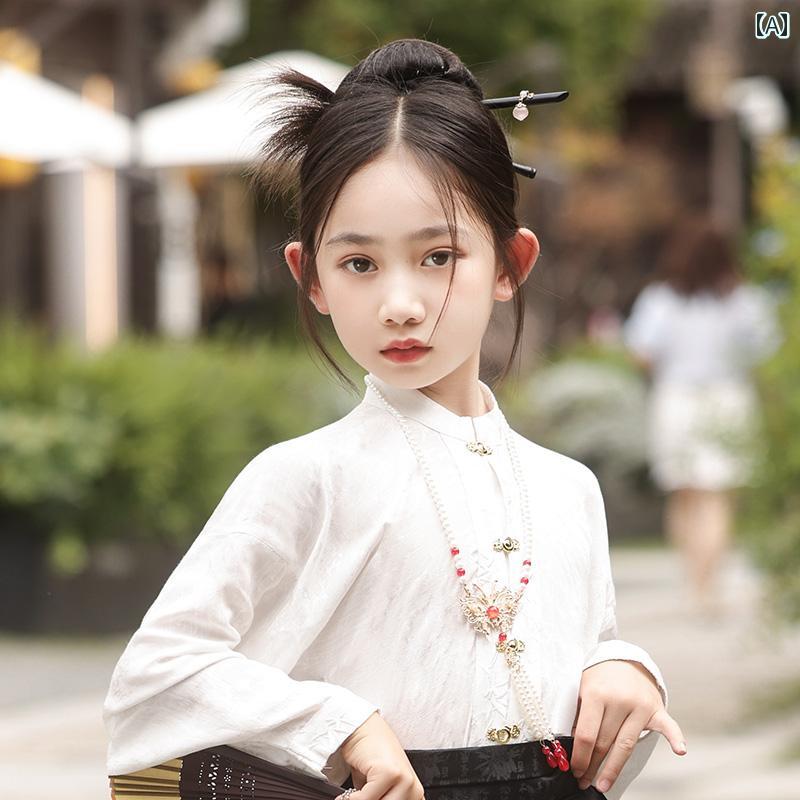 キッズ 民族衣装 コスプレ 子供服 韓服 チャイナ風 トップス スカート 春秋 刺繡 写真撮影 衣装 パーティー エキゾチック かわいいキュート 女児