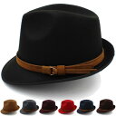 ハット おしゃれ 春秋冬 ユニセックス ジャズ アメリカ 英国 紳士 帽子 クラシック ウール つば 短め