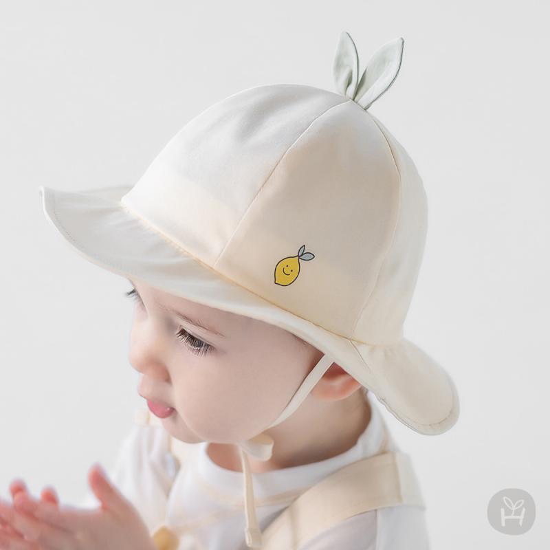 サンハット ベビー 帽子 キャップ ひさし帽 ひも 日除け 韓国 頭 ヘッド 保護 かわいい 幼児 赤ちゃん 装飾 春夏 屋外 外出 レジャー 幼児 子供