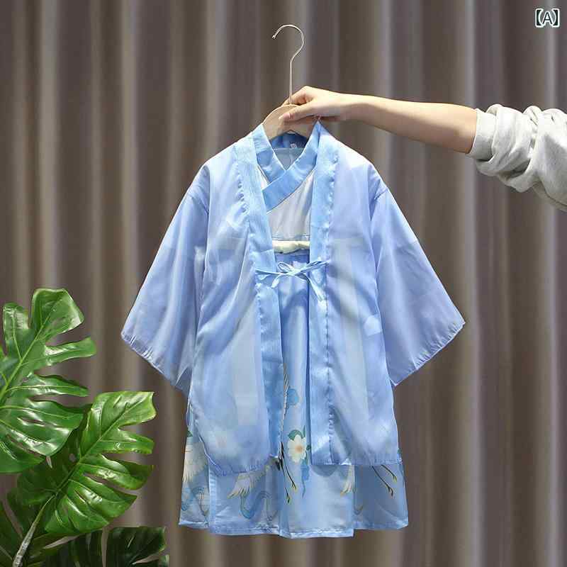 Hanbok (Korean traditional clothing) for boys, spring, Tang Dynasty style robes, girls, babies, retro performance outfits, young master outfits, children's super fairy elegant performance outfits.
