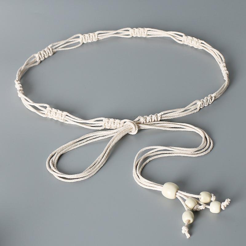 ベルト レディース おしゃれ エスニック 織り ベルト レディース ファッション 薄手 スカート レトロ ..