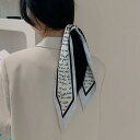 アクセサリー レディース 秋 春 スカーフ スーツ マッチ ヘッド バンド フランス製 正方形 スカーフ ヘア ヘア ターバン リボン