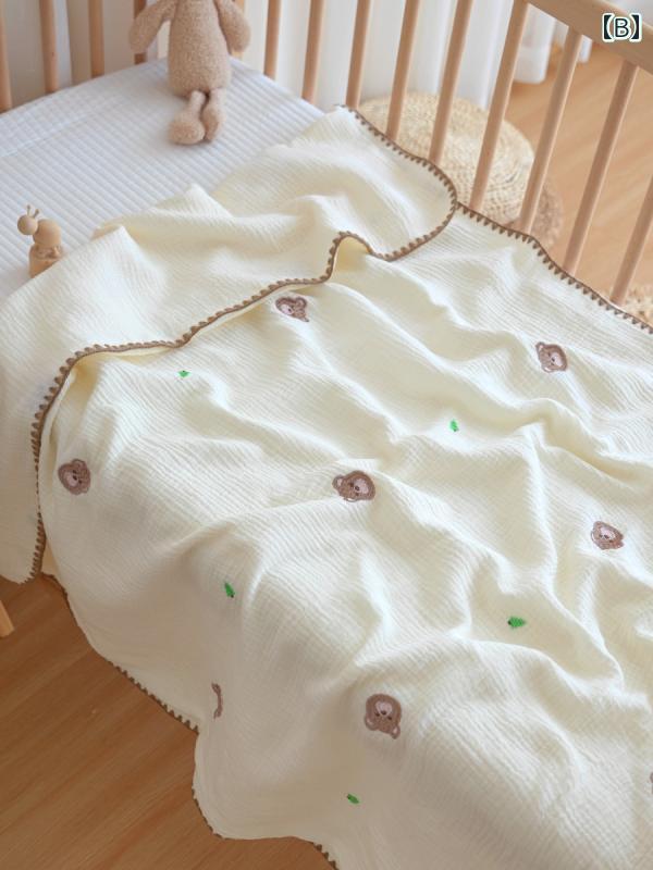 肌掛け ブランケット お昼寝 寝具 シンプル ナチュラル かわいい ベビー 赤ちゃん キッズ 乳幼児 子供 男の子 女の子 子育て中 出産祝い おうち時間 2