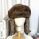 レディース 冬 パイロット帽 ロシア 帽子 綿 帽子 屋外 耳保護 防寒 防風 スキー 毛皮 帽子