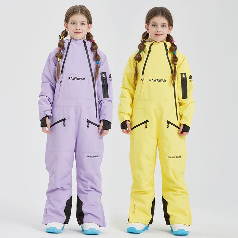 子供 キッズ スキーウェア スノーボード アウトドア スポーツ ワンピース つぎ メンズ レディース ユニセックス 厚手 防水 屋外 冬 防風 耐摩耗 保温
