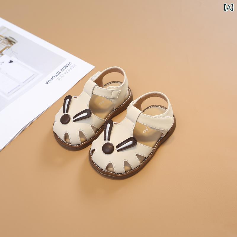 Other - 夏 サンダル かわいい ベビー キッズ シューズ レザー アンチキック 軽量 女の子 赤ちゃん ウサギ ソフトソール 幼児 靴
