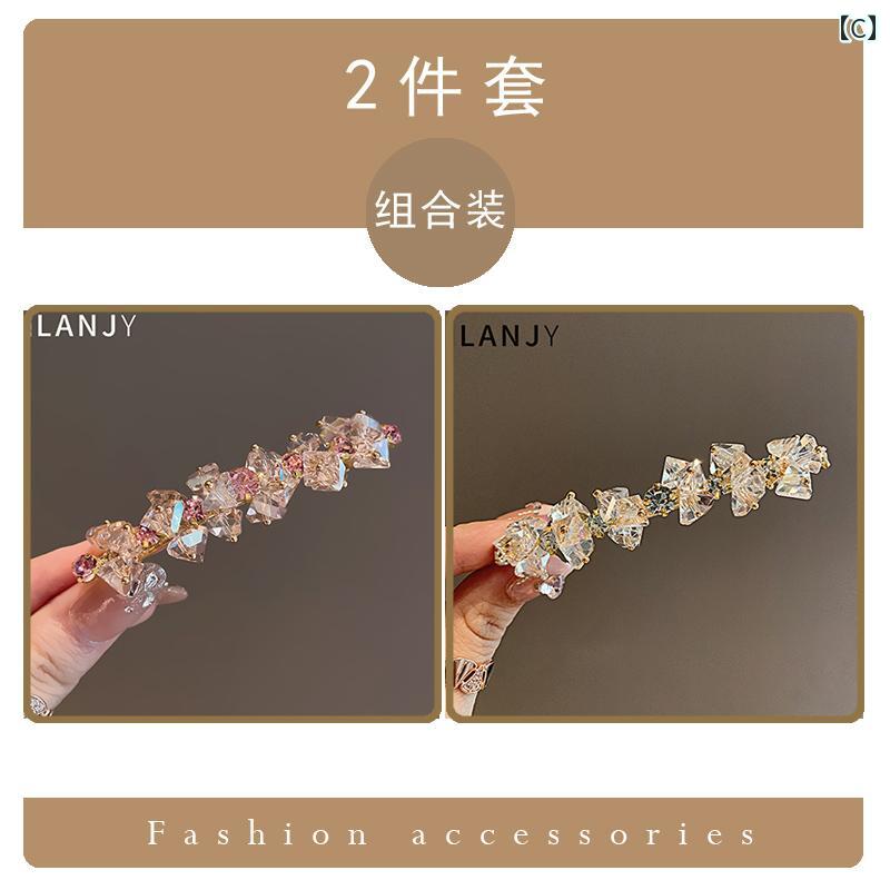 レディース ヘアアクセサリー 髪飾り 大人 フェミニン ヘアピン クリップ 韓国 ス...