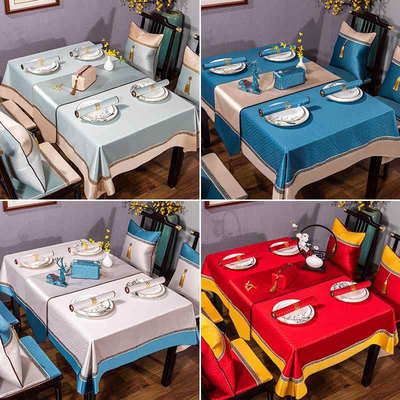 中国 テーブルクロス テーット 長方形 ティーテーブル クロス テーブルセンター 布 カバー サイドテーブル 生地 シンプル