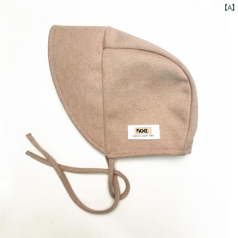 ベビー 帽子 日よけ 春秋冬 つば広の かわいい 男の子 女の子 赤ちゃん 綿 新生児 日焼け防止 キャップ