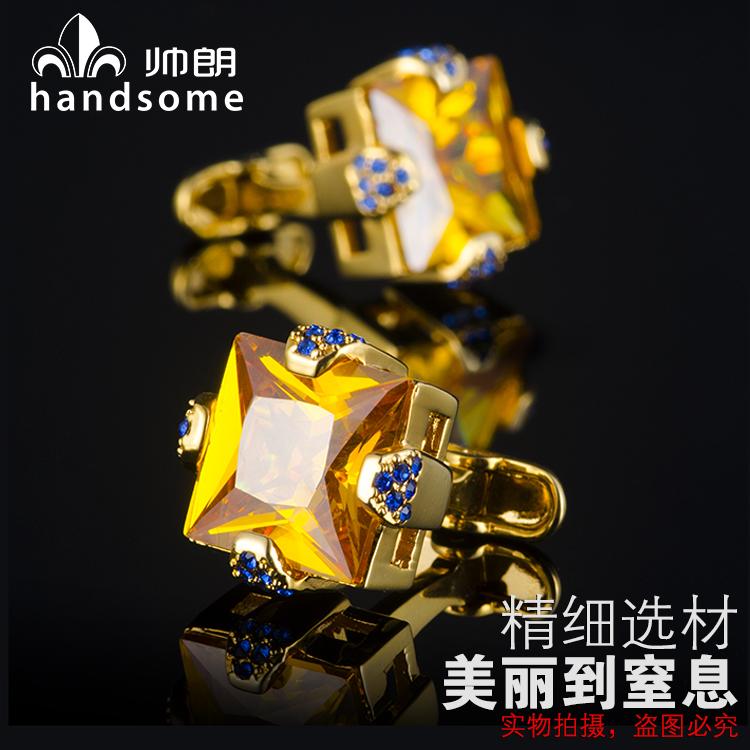 カフス ボタン スーツ アクセサリー おしゃれ ゴールドメッキ ブルー ストーン カフス カフ ネイル フ..