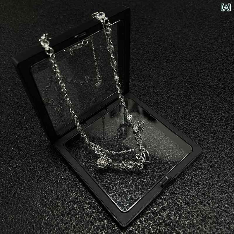 レディース タッセル ネックレス チェーン デイジー ラブ コールド スイート クール 高度 鎖骨