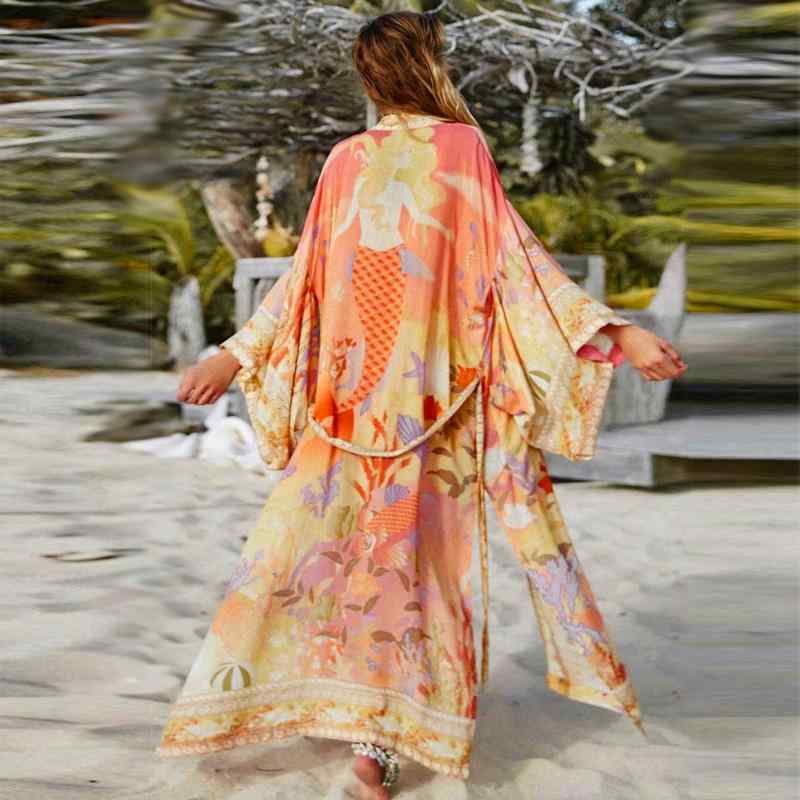 レディース 夏 ファッション Vネック レースアップ バットスリーブ ミディアム 九分袖 薄手 ゆったり タイプ