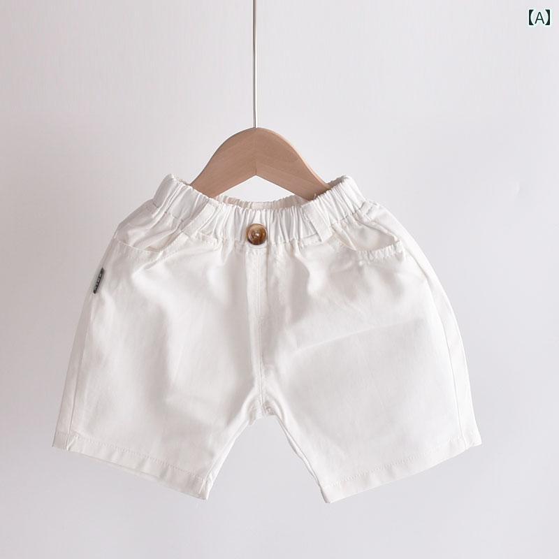 夏 カジュアル パンツ キッズ ファッション 子供服 男の子 ショーツ アウターウェア 子供 ベビー 通気性