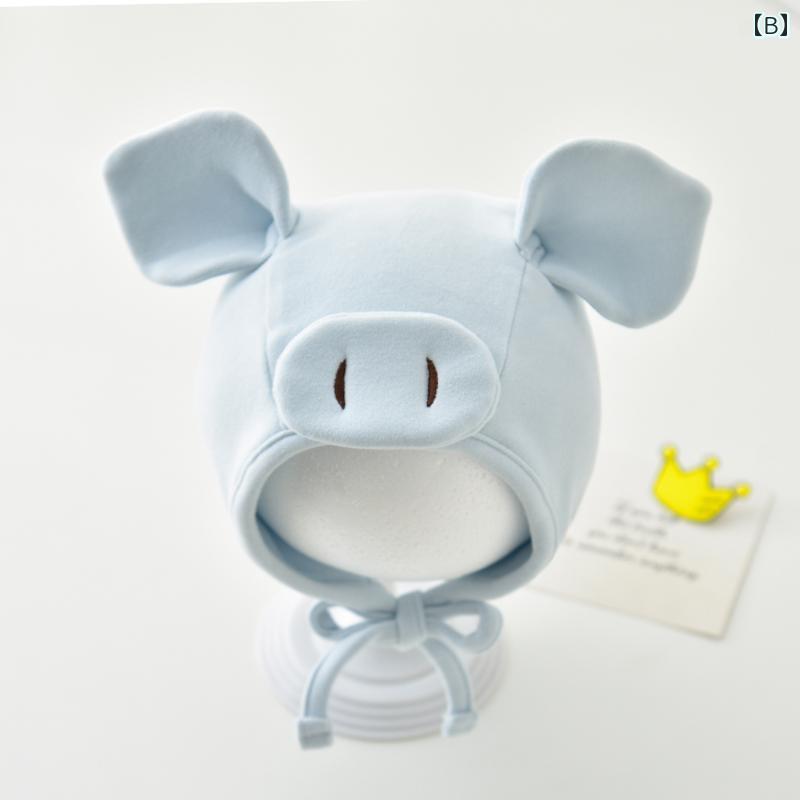 ベビー キッズ 子供 春秋 コットン 帽子 メンズ レディース兼 頭耳保護 暖かい か...