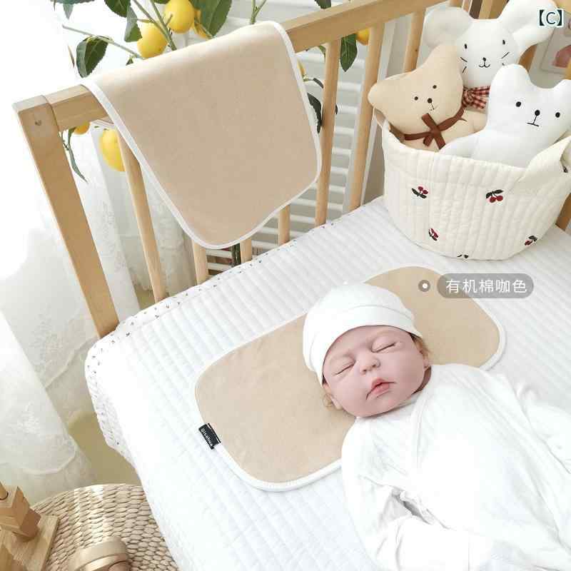 ベビーピロー 枕パッド 綿 通気性 シンプル カジュアル かわいい ベビー 赤ちゃん ...