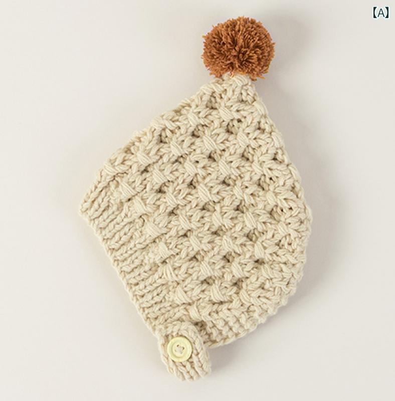 ベビー 帽子 防寒 韓国 冬 男の子 女の子 赤ちゃん 耳保護 暖かい 愛 幼児 防風 かわいい ふわふわ エ..