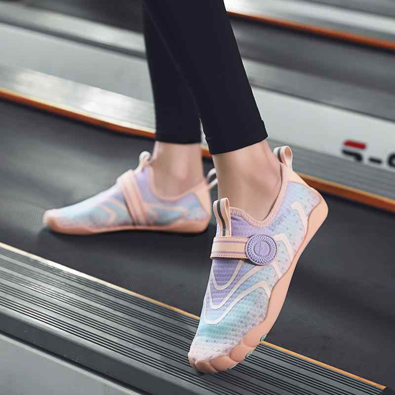 フィットネスシューズ スポーツ ヨガ 屋内 メンズ レディース フラットヒール ラウンドトゥ レジャー ラバーソール メッシュ