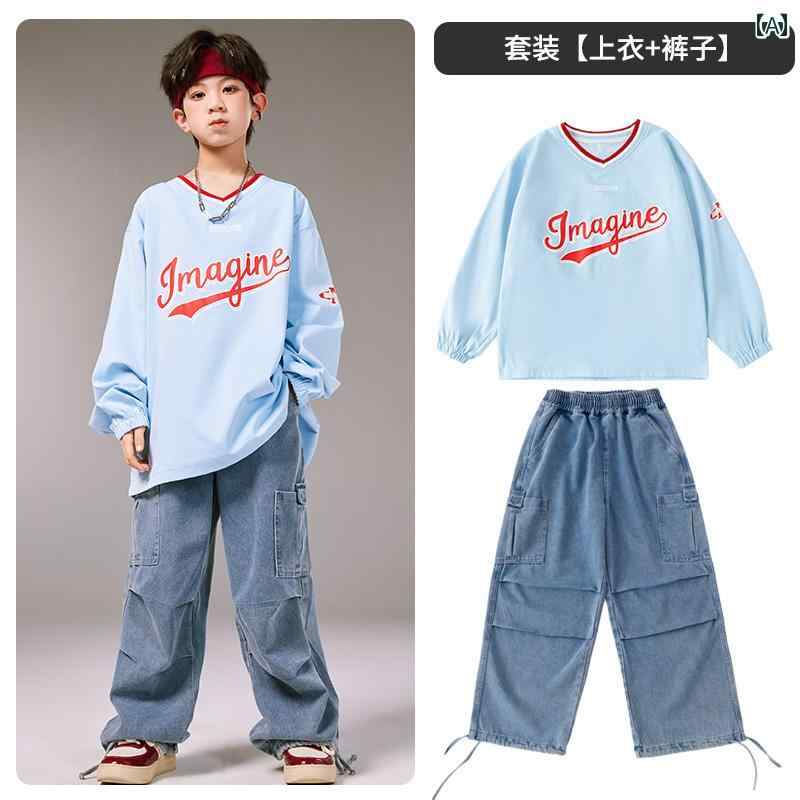 子供服 ダンス キッズ 衣装 セットアップ ヒップホップ ジャズダンス 秋冬 女の子 ...
