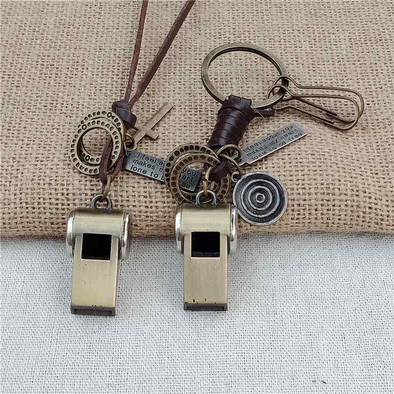 ネックレス レトロ エスニック ホイッスル セーター チェーン ロング シンプル アクセサリー ペンダン..