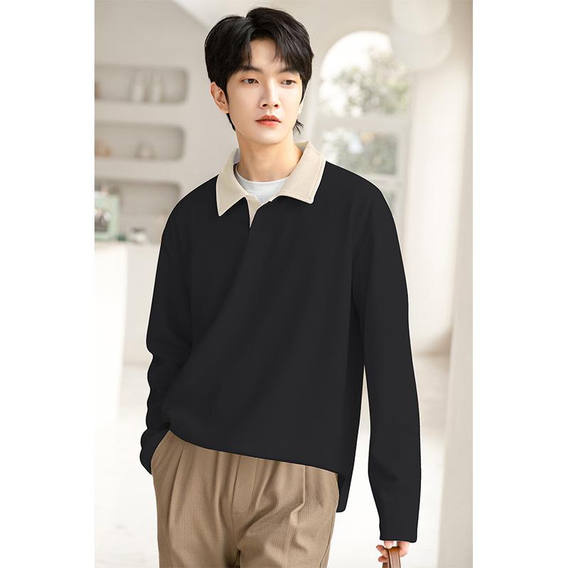 メンズ ファッショントップス ポロシャツ カットソー スウェット 長袖 デイリー アウトドア スポーツ ワーク カジュアル メンズ 春秋