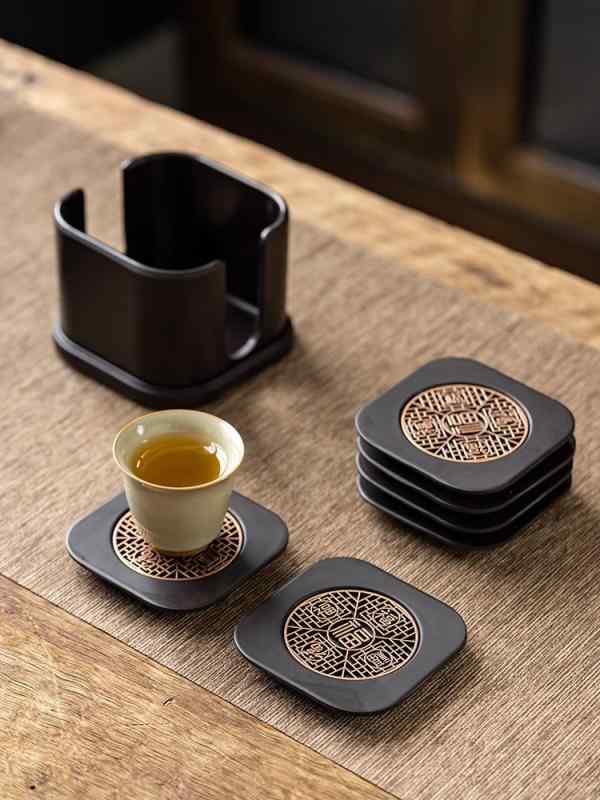 コースター おしゃれ 受け皿 茶道 ソーサー ティーマット ティーカップホルダー レトロ コーヒー品 お..