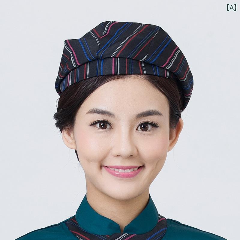 レディース メンズ ワーク ファッション オールシーズン 帽子 ポリエステル ユニセックス レストラン ウェイター 作業 夏