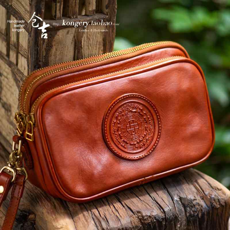 牛革 レトロ風 ワンショルダー メッセンジャーバッグ メンズ レディース クラッチバッグ チェスト バッグ 多 レザーバッグ