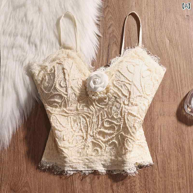 キャミソール ノースリーブ ショート丈 タイトフィット スリム 女の子 トップス モダン セクシー 魅惑 アーバン レディース(4)