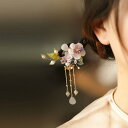 ヘアヘアアクセサリー かんざし ヘアピン 木 花柄 手工 白檀 頭 髪飾り 髪留め 大人式 母の日 ギフト レトロ おしゃれ モダン レトロ レディース シンプ...