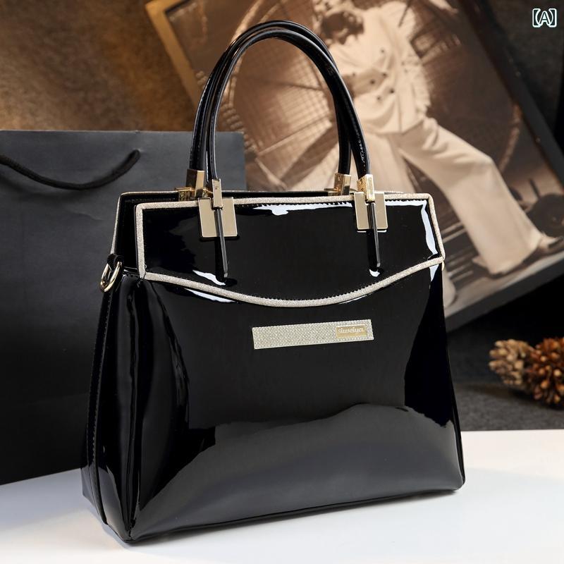 ハンドバッグ レディース おしゃれ ジッパーバックル ポリエステル レディース インナーパッチバック ..