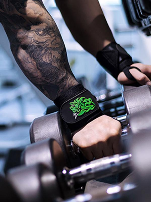 メンズ フィットネス ベンチプレス スポーツ 捻挫 加圧 リスト ストラップ 強度 ストレッチ サポート ..