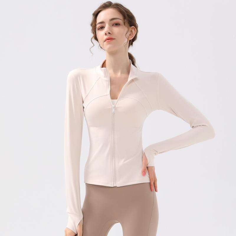 ジャケット レディース 秋 冬 カジュアル ヨガ 服 プロ 速乾 ジッパー スタンドカラー スポーツ ランニング フィットネス 服