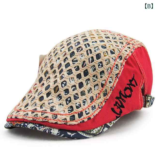 ハンチング 帽子 レディース 春夏秋 日焼け防止 韓国 ベレー帽 綿 ひさし帽子 レディースファッション 画家帽子 エレガント ピークキャップ 短いつば