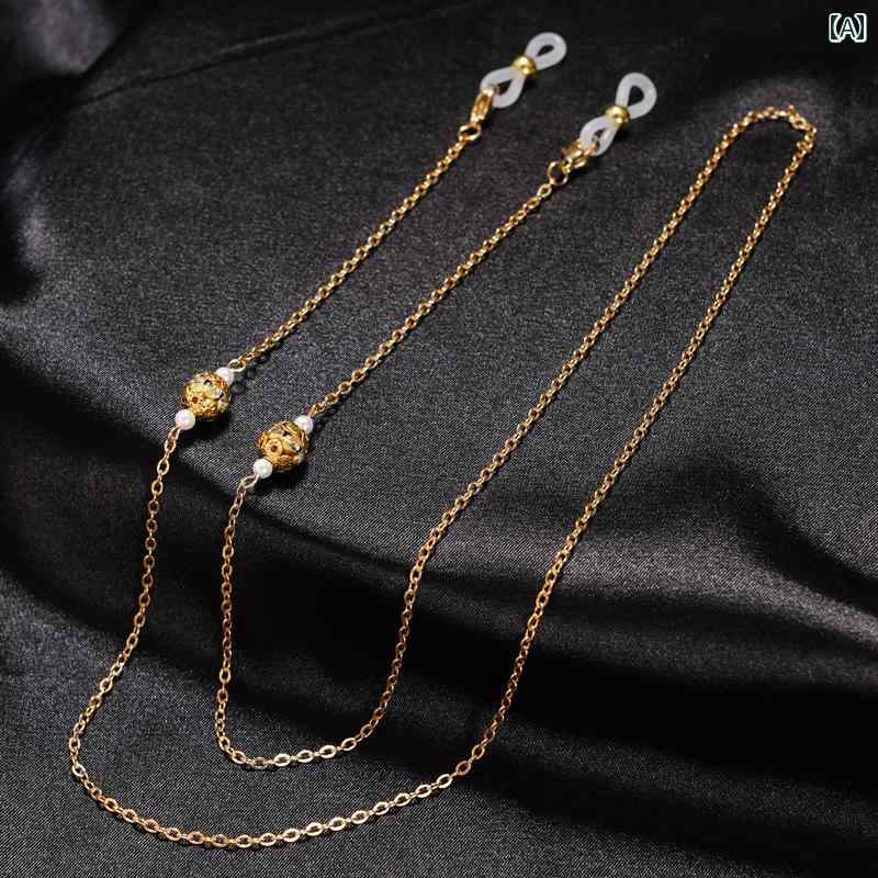 メガネチェーン マスク メガネ ストラップ アクセサリー サングラスチェーン おしゃれ カジュアル 個性..