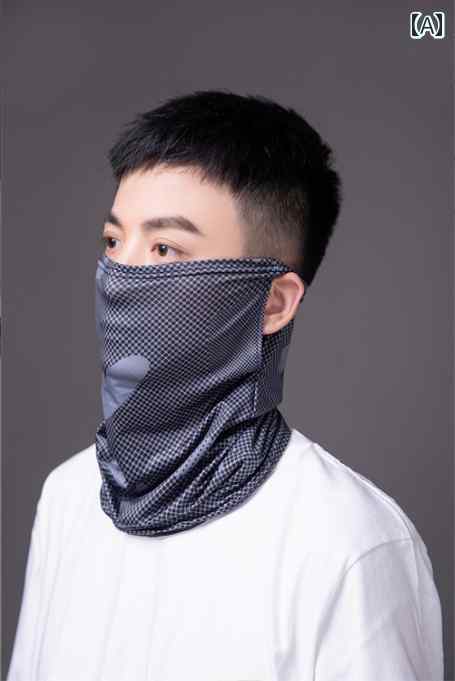 ネック カバー ひんやり 涼しい 快適 メンズ メンズ ファッション 日焼け防止 屋外 ネック カバー スカーフ サイクリング アウトドア スポーツ ランニング オールシーズン レディース