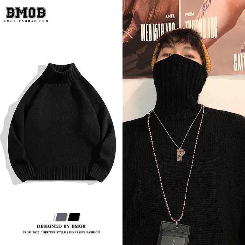 トップス シャツ ジャケット セーター カジュアル おしゃれ メンズ タートルネックセーター 秋冬 ファ..