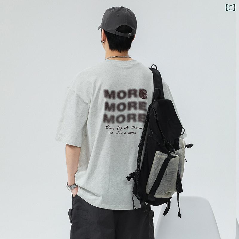 半袖 Tシャツ メンズ 夏 トップス 韓国 カ...の紹介画像3
