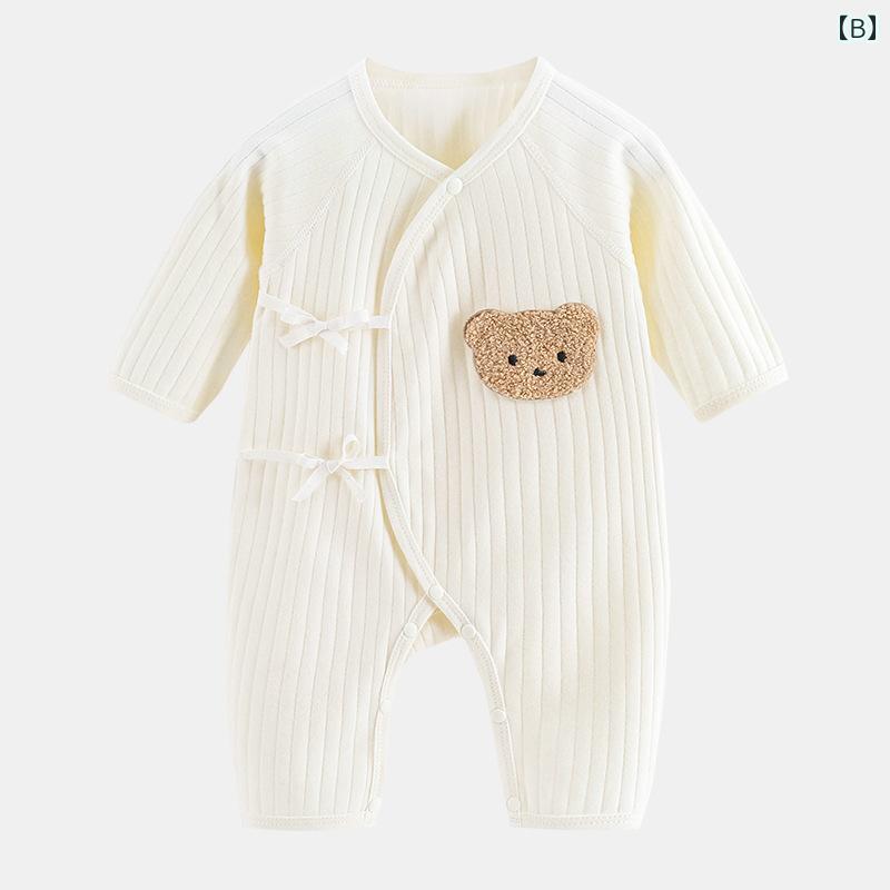 ロンパース ジャンプ スーツ ベビー服 赤ちゃん オールインワン 新生児 ゾーン 春...