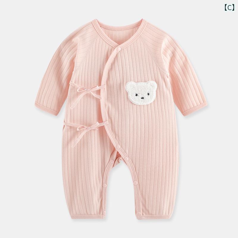 ロンパース ジャンプ スーツ ベビー服 赤ちゃん オールインワン 新生児 ゾーン 春...