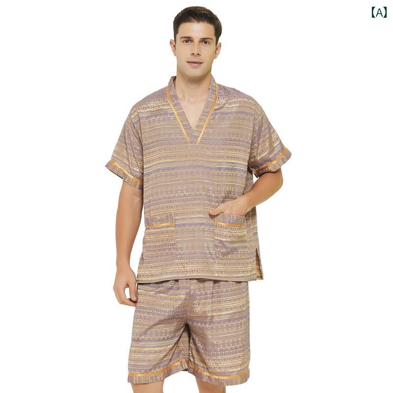 メンズ レディース 温泉 パジャマ マッサージ 服 サウナ スーツ エステ リラックス ウェア リハビリ 用..