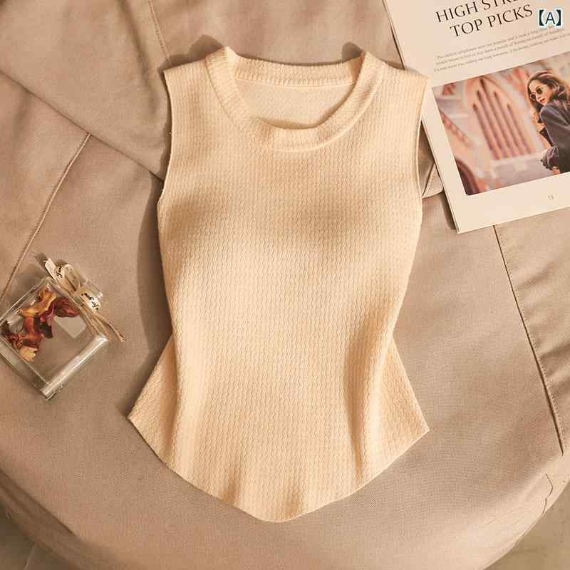 タンクトップ キャミソール ニット ノースリーブ ショート丈 夏 タイトフィット スリム フェス イベント セクシー スタイリッシュ 魅惑 おしゃれ レディース ファッション