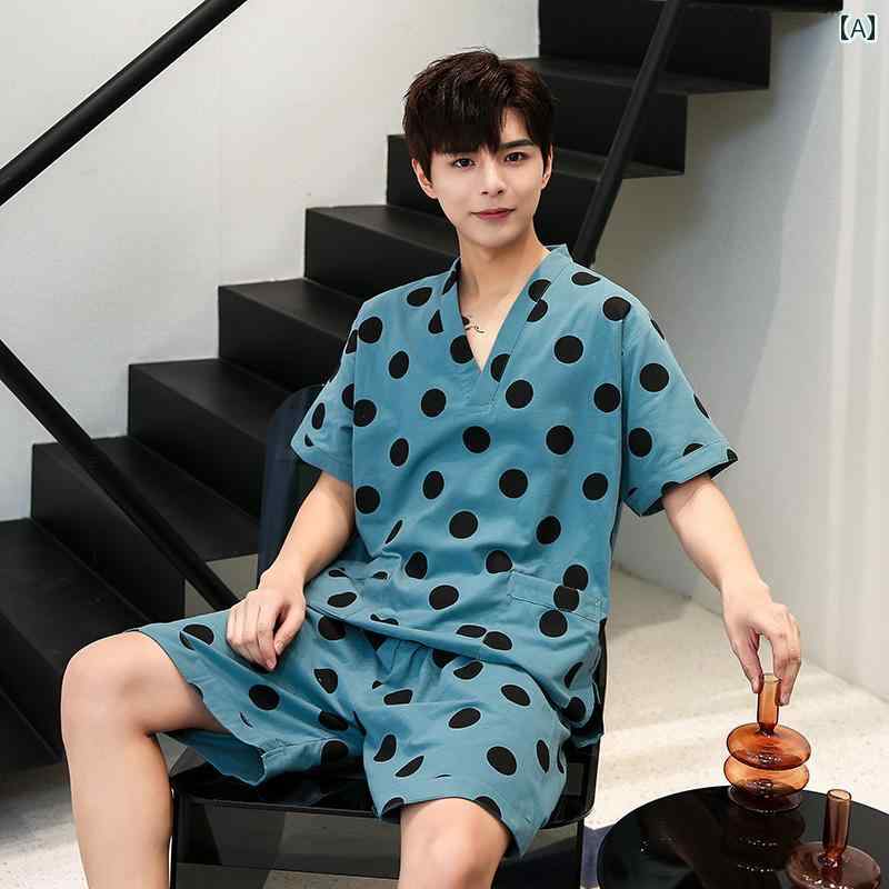 メンズ サウナ スーツ 温泉 パジャマ リラックス ウェア エステ マッサージ 服 レトロ 高級感 綿 女性 ..