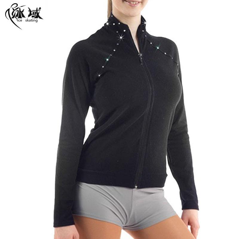 フィギュア スケート ウィンター スポーツ ウェア 大人 子供 レディース トレーニング 服 トップス ジ..