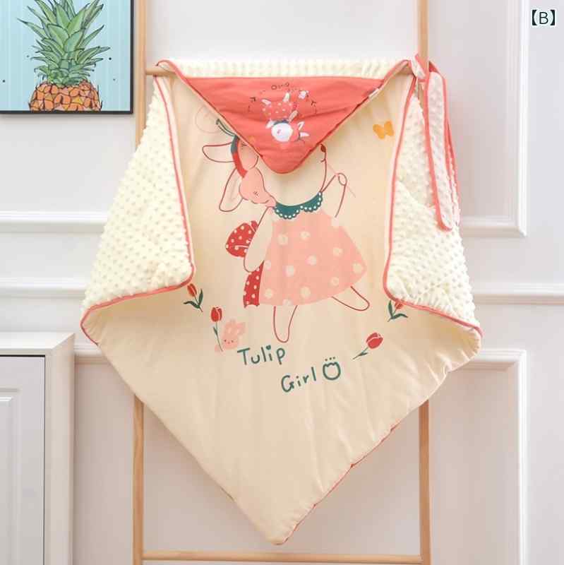 ベビーグッズ 赤ちゃん品 乳児 新生児 おくるみ 春秋冬 かわいい 柄 キルティング ...