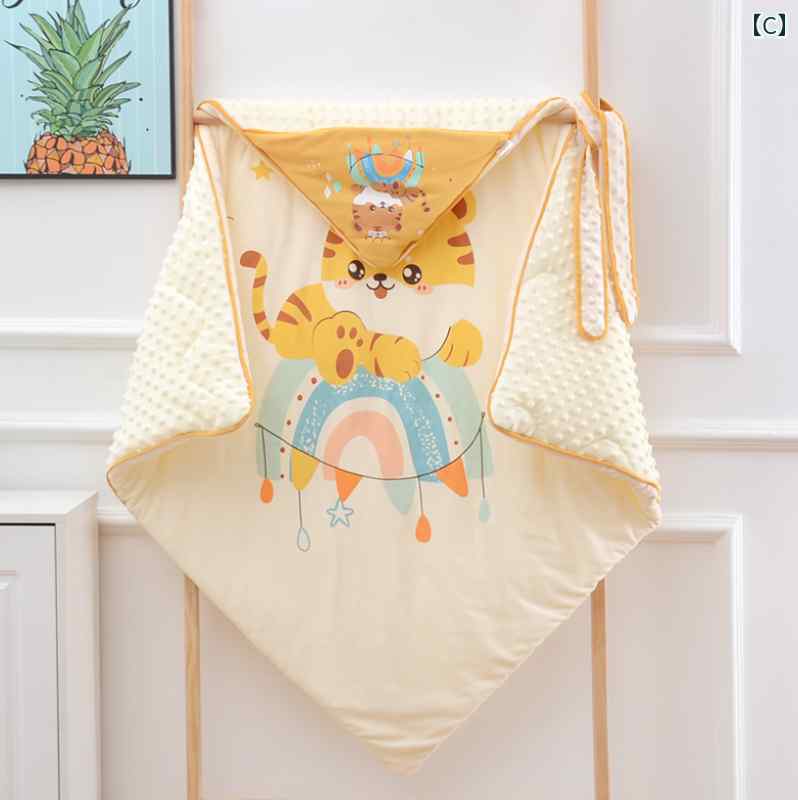 ベビーグッズ 赤ちゃん品 乳児 新生児 おくるみ 春秋冬 かわいい 柄 キルティング ...
