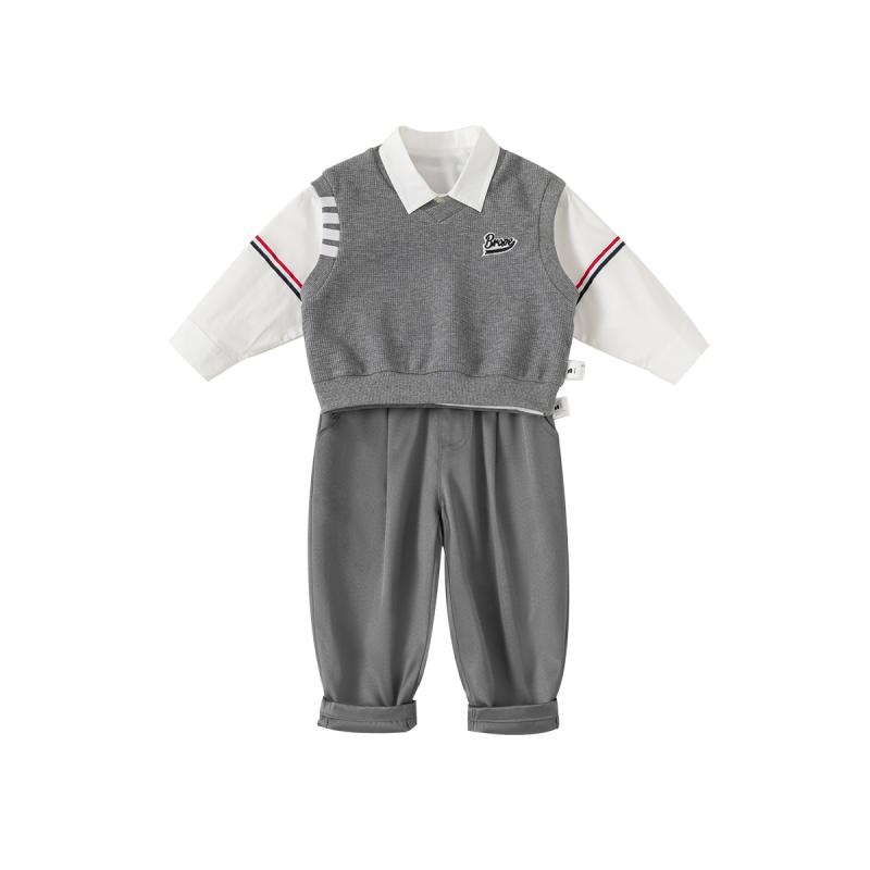 Other - キッズファッション トップス シャツ ベスト 3点 セット ロング パンツ ズボン スカート かわいい カジュアル 普段着 子供服 春