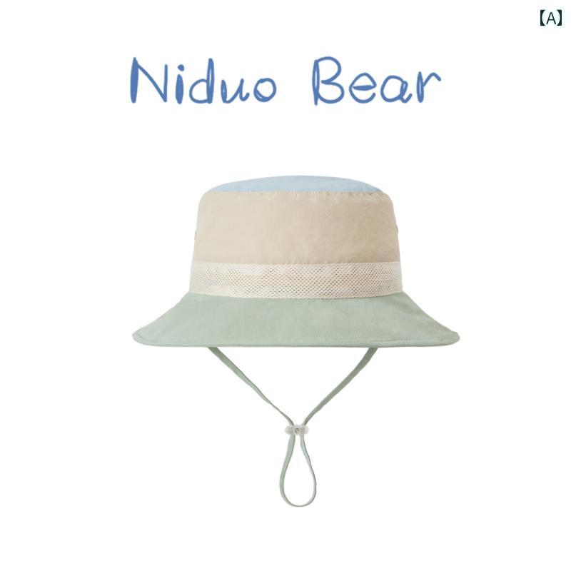 楽天セキュアデポベビー キッズ 子供 ファッション 日焼け防止 帽子 春夏 ハット UV サンシェード フィッシャーマン