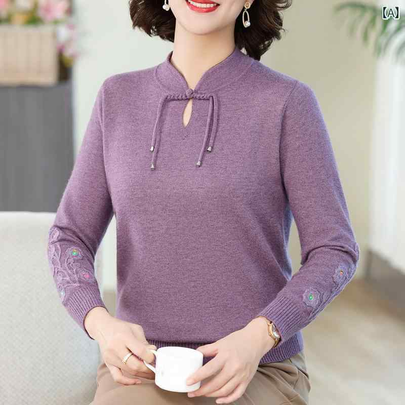 ニット セーター レディース 婦人服 ママ 春 長袖 セーター レディース 大きいサイズ ボトム かわいい