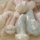 レディース 靴下 秋冬 厚手 ウール フロア ソックス 起毛 厚手 暖かい フットウォーマー 保温