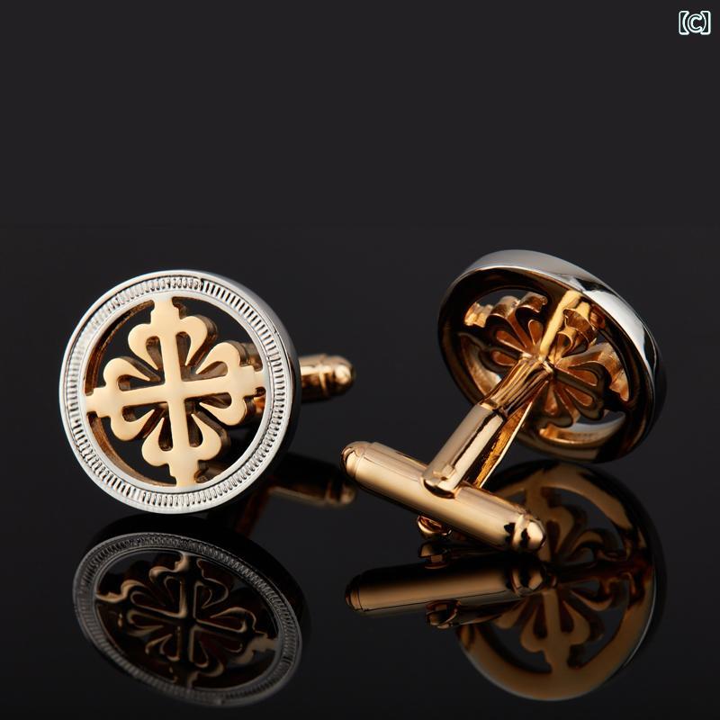 カフス ブローチ メンズ ビジネス フォーマル フレンチ カフ ネイル シャツ ボタン レディース プレゼント おしゃれ シンプル アクセサリー ファッション